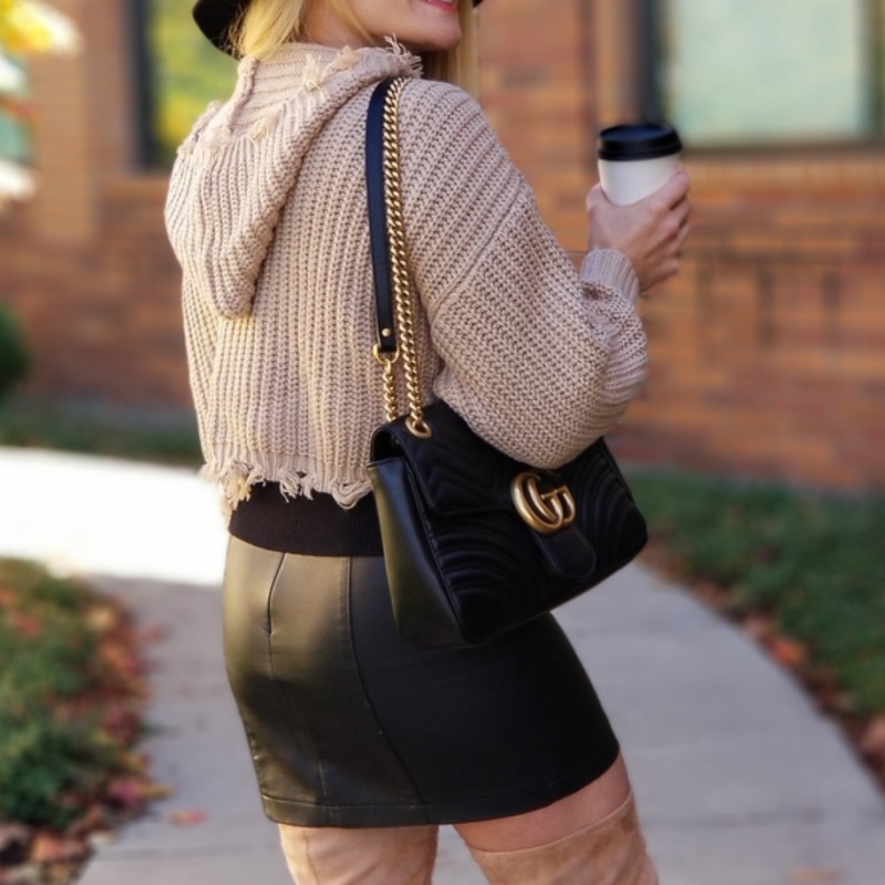 Chunky Knit Hoodie Sweater - Picture 2 of 4